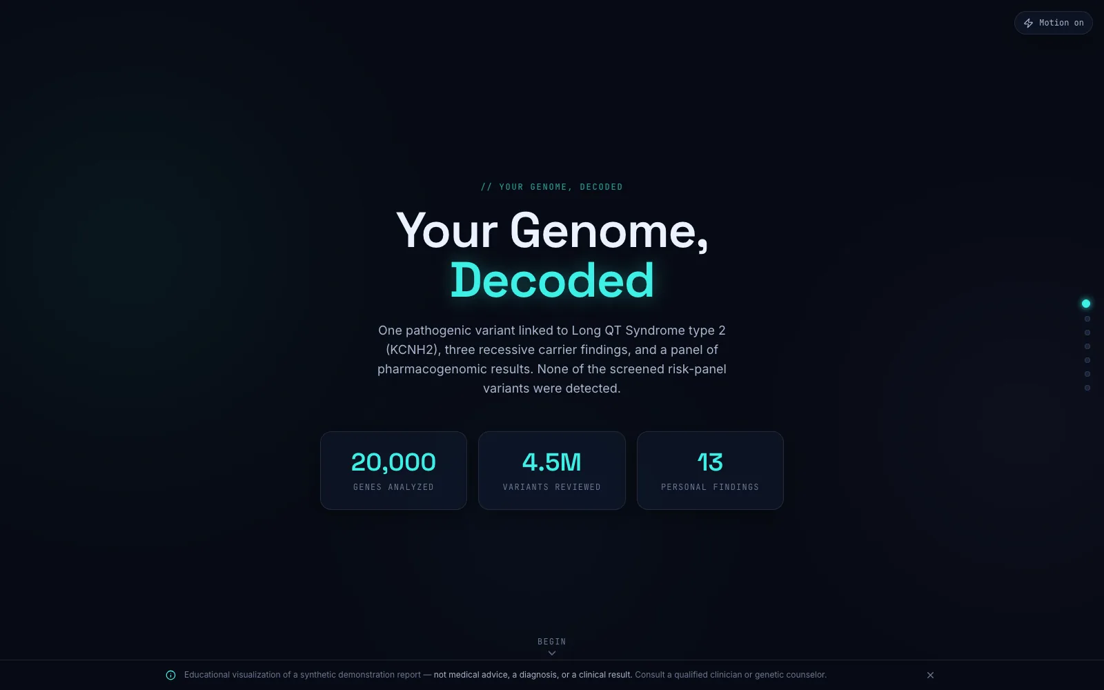 Genome Explorer landing